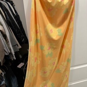 Sabo Skirt Yellow Floral Maxi Skirt